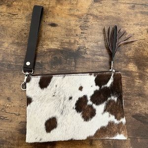 No name cowhide clutch